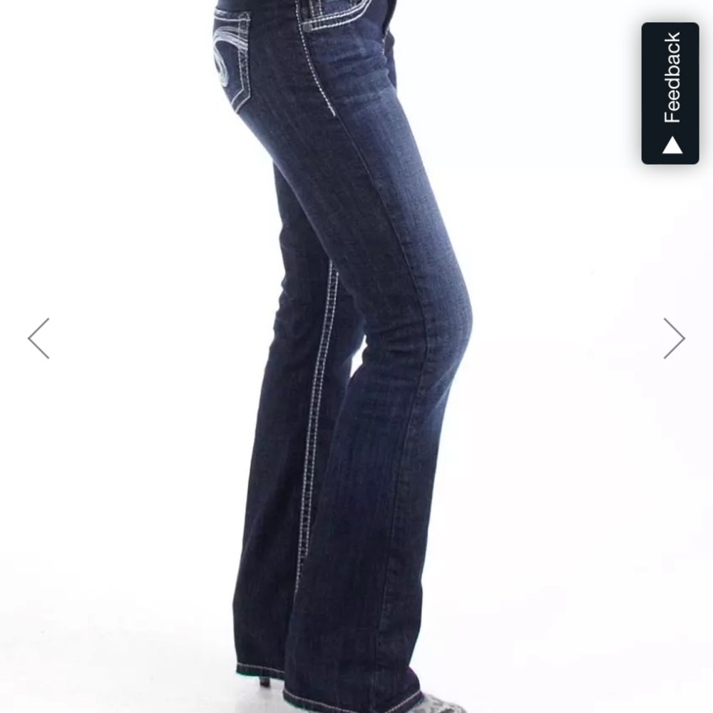 SILVER Natsuki Boot Stretch Jean Darkwash W27/L29 Comfy Denim Jeans RETAIL $85 - Picture 8 of 15